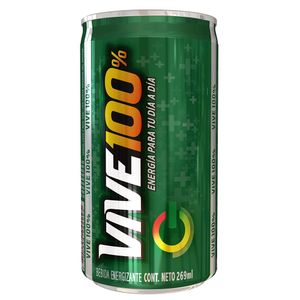 Bebida Energizante Vive 100 % 269 Ml X1 Und