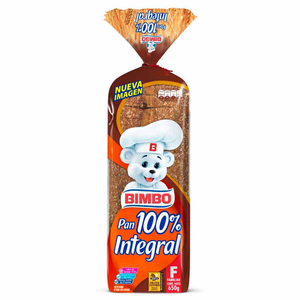 Pan Integral Cero & Cero - Bimbo - 350 g