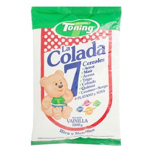 Colada Toning 7 Cereales Vainilla 1000 G