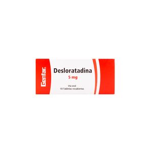 Desloratadina 5 Mg Genfar X10 Tabletas
