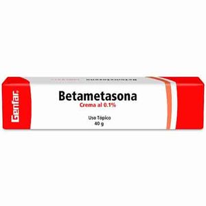 Betametasona 0,1% Genfar Crema Tubo 40 G