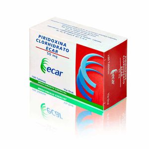 Piridoxina Clorhidrato 50 Mg Ecar X100 Tabletas