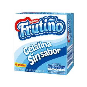 Gelatina Frutiño Sin Sabor 30 G X4 Unds