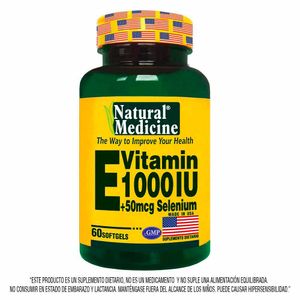 Suplemento Dietario Vitamina E 1000 Iu X60 Softgels