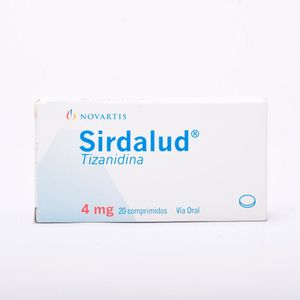 Sirdalud 4 Mg Novartis X20 Tabletas