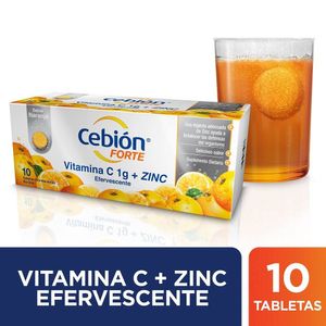 Vitamina C Ceibón Forte X10 Tabletas