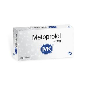 Metoprolol 50 Mg MK X30 Tabletas