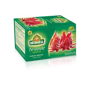 Té Hindú Verde Flor de Jamaica 26 G X20 Unds