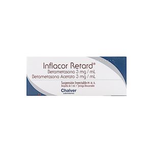 Inflacor Retard Chalver 1 ML X1 Ampolla + Jeringa