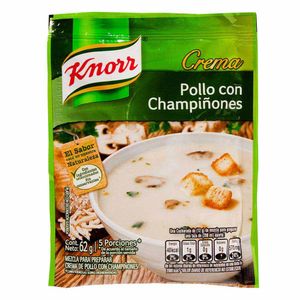 Crema Knorr Pollo Con Champiñones 62 G
