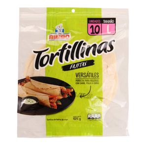 Tortillas Bimbo Grandes Fajitas 10 Unds X425 G