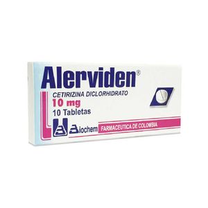 Alerviden 10 Mg Biochen X10 Tabletas