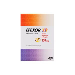 Efexor Xr Venlafaxina 150 Mg Pfizer X30 Cápsulas
