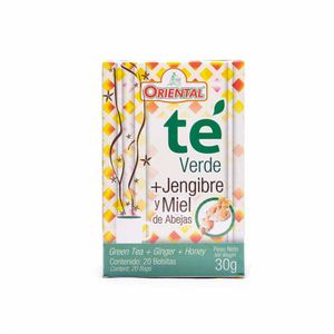 Té Oriental Verde Jenjibre y Miel 30 G X20 Unds