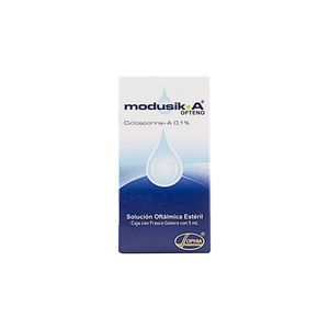 Modusik A Ofteno Solución Oftálmica 5 ML