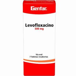 Levofloxacino 500 Mg Genfar X7 Tabletas