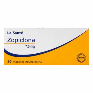 Zopiclona 7,5 Mg La Santé X10 Tabletas