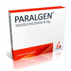 Paralgen 8 Mg Legrand X10 Tabletas