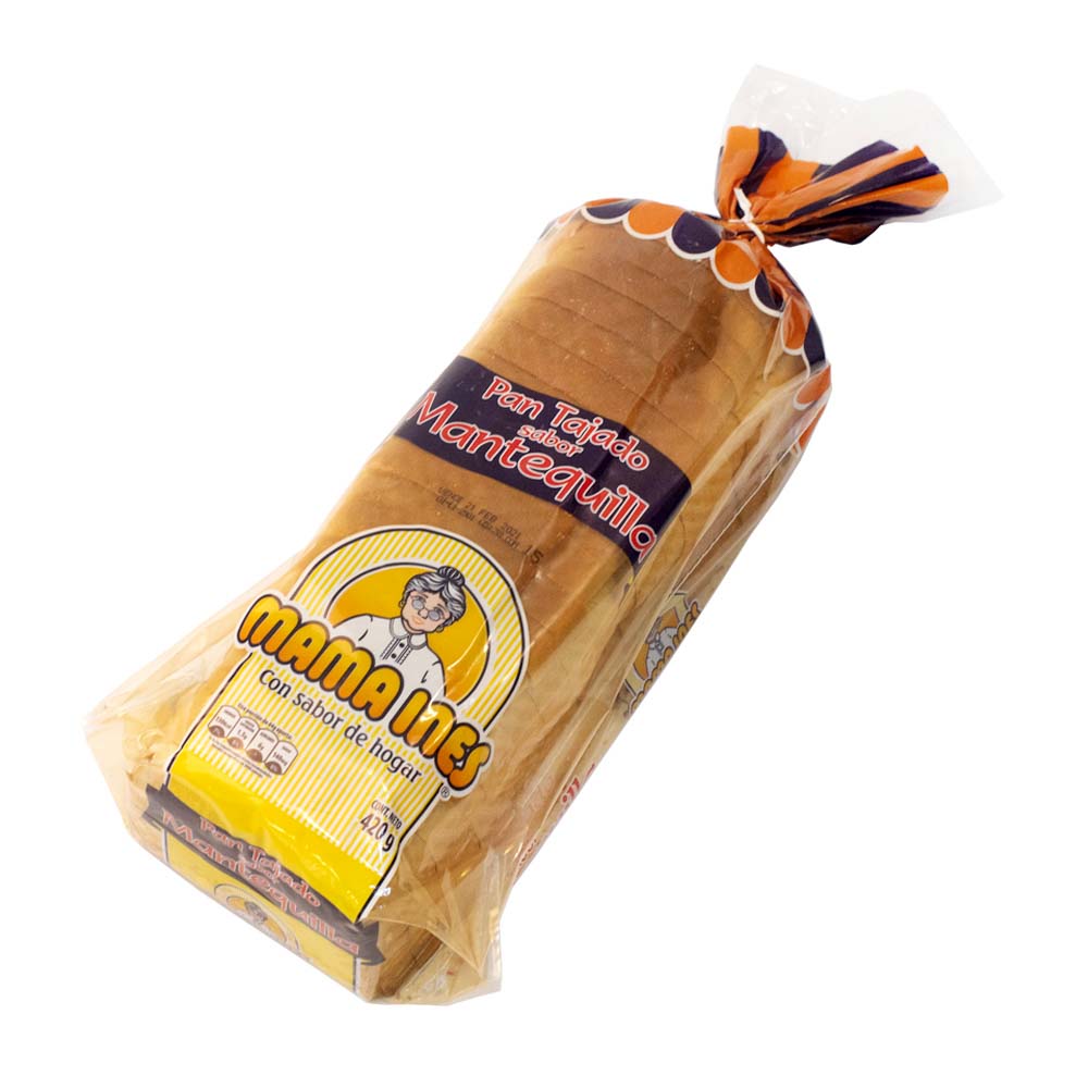 Aprovecha: Pan Mama Ines Tajado Mantequilla 420g - Olímpica