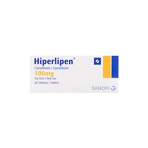 Hiperlipen 100 Mg Sanofi X20 Tabletas