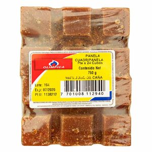 Panela Olimpica Cuadrada 750 G X24 Unds