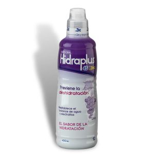 Hidraplus 45 Meq Uva Con Zinc 400 ML