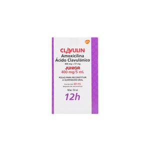 Clavulin Junior 400/57 Mg Glaxo Suspensión 60 Ml