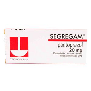 Segregam 20 Mg Tecnofarma X28 Comprimidos