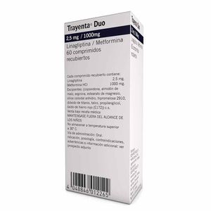 Trayenta Duo 2,5/1000 Mg X60 Cápsulas
