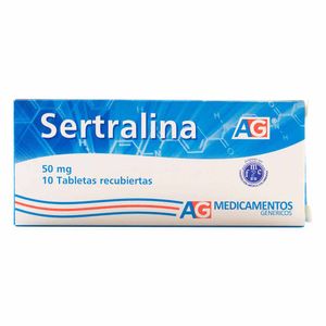 Sertralina 50 Mg American Generics X10 Tabletas