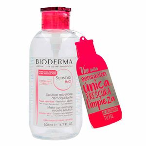 Removedor de Maquillaje Bioderma Sensibio H2O 500 ML