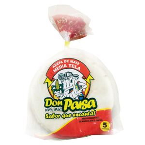 Arepa Don Paisa Minitela sin Sal 400 G X5 Unds