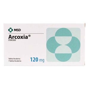 Arcoxia Etoricoxib 120 Mg Msd X7 Tabletas