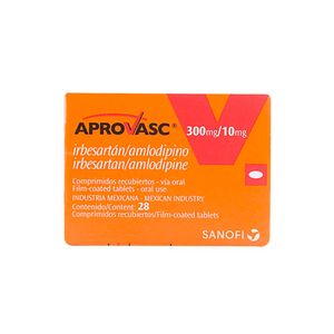 Aprovasc 300/10 Mg Sanofi X28 Comprimidos