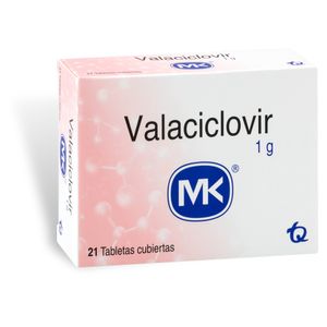 Valaciclovir 1 G MK X21 Tabletas