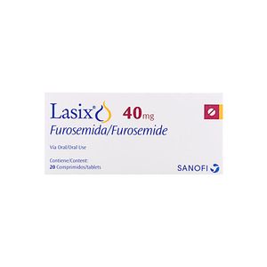 Lasix 40 Mg Sanofi X20 Tabletas