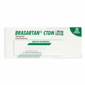 Brasartan CTDN  80 / 12.5 Mg Caja X 30 Tabletas