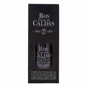 Ron Viejo de Caldas Carta de Oro 8 Años 375 Ml