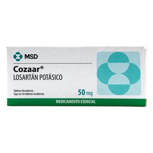 Cozaar MSD 50 Mg Caja X 30 Tabletas