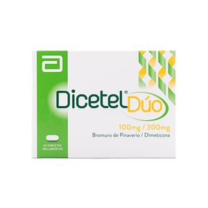 Dicetel Dúo 100 / 300 Mg Caja X 24 Tabletas