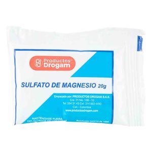 Sulfato De Magnesio Drogam 20 G