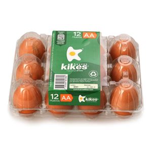 Huevos AA Kikes Pet Rojos X12 Unds