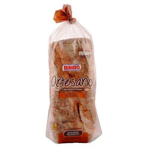 Pan Bimbo Tajado Artesano Integral 500 G