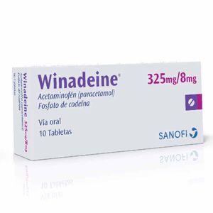 Winadeine 325/8 Mg Sanofi X10 Tabletas