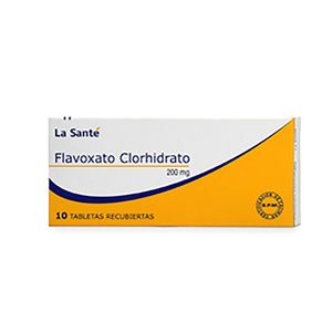 Flavoxato Clorhidrato 200 Mg La Santé X10 Tabletas