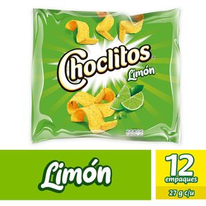 Pasaboca Choclitos Maíz Limón 324 G X12 Unds