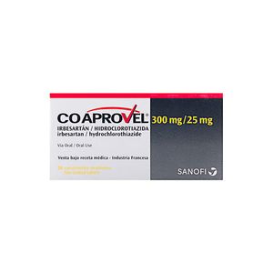 Coaprovel 300 / 25 Mg Caja X 28 Tabletas