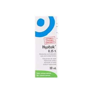 Hyabak Hipotónico 0.15% Frasco X 10 Ml