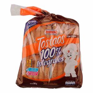 Tostada Bimbo Integral 2 Tacos 300 G X20 Unds