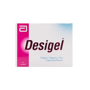 Suplemento Diario Desigel Colágeno + Magnesio + Zinc X30 Sobres